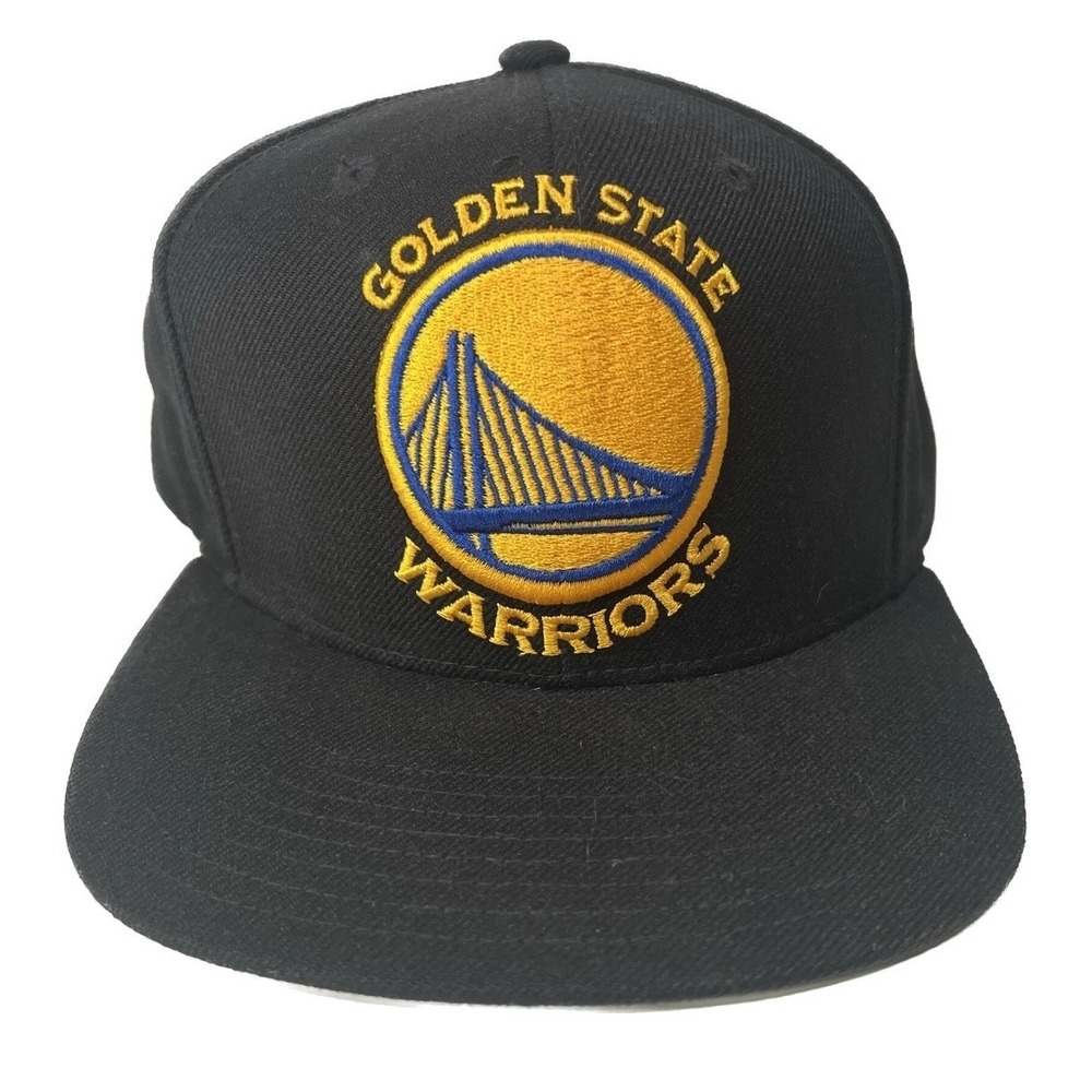 Mitchell & Ness Snapback Cap Size Adjustable Black NBA Golden State Warriors